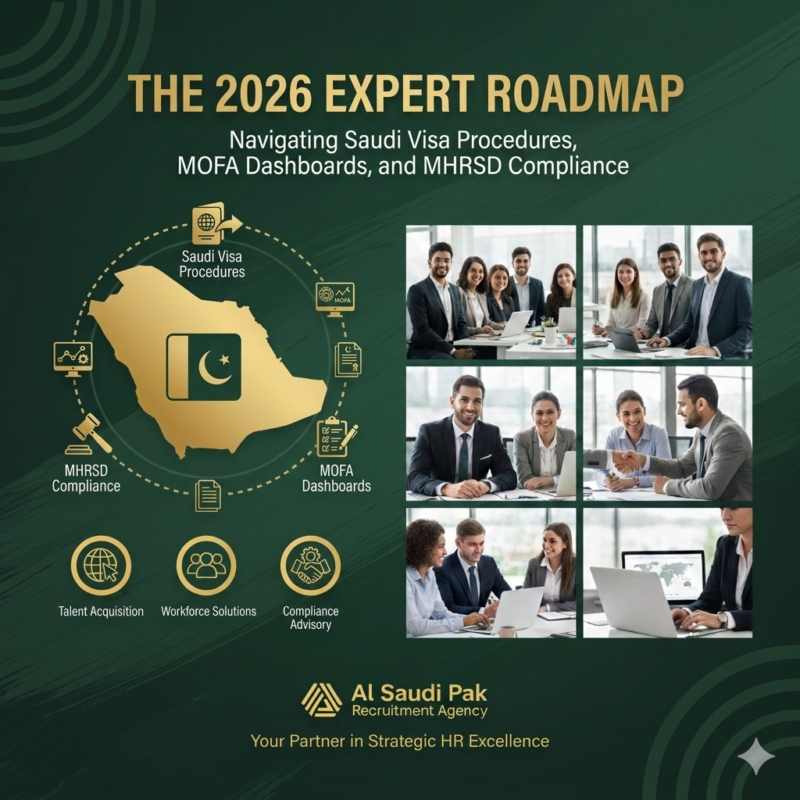 Gemini Generated Image wdx3zxwdx3zxwdx3 Step-by-step flowchart of the Saudi MOFA Visa Platform login and dashboard navigation for 2026.